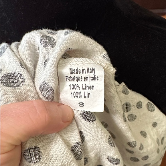 Terzo Millennio Linen Polka Dot Dress - Picture 8 of 8